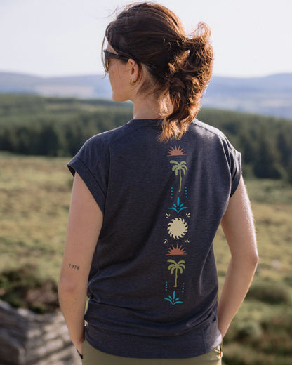 Women's Solscape Active T-Shirt - Faded Black Marl - Lifestyle