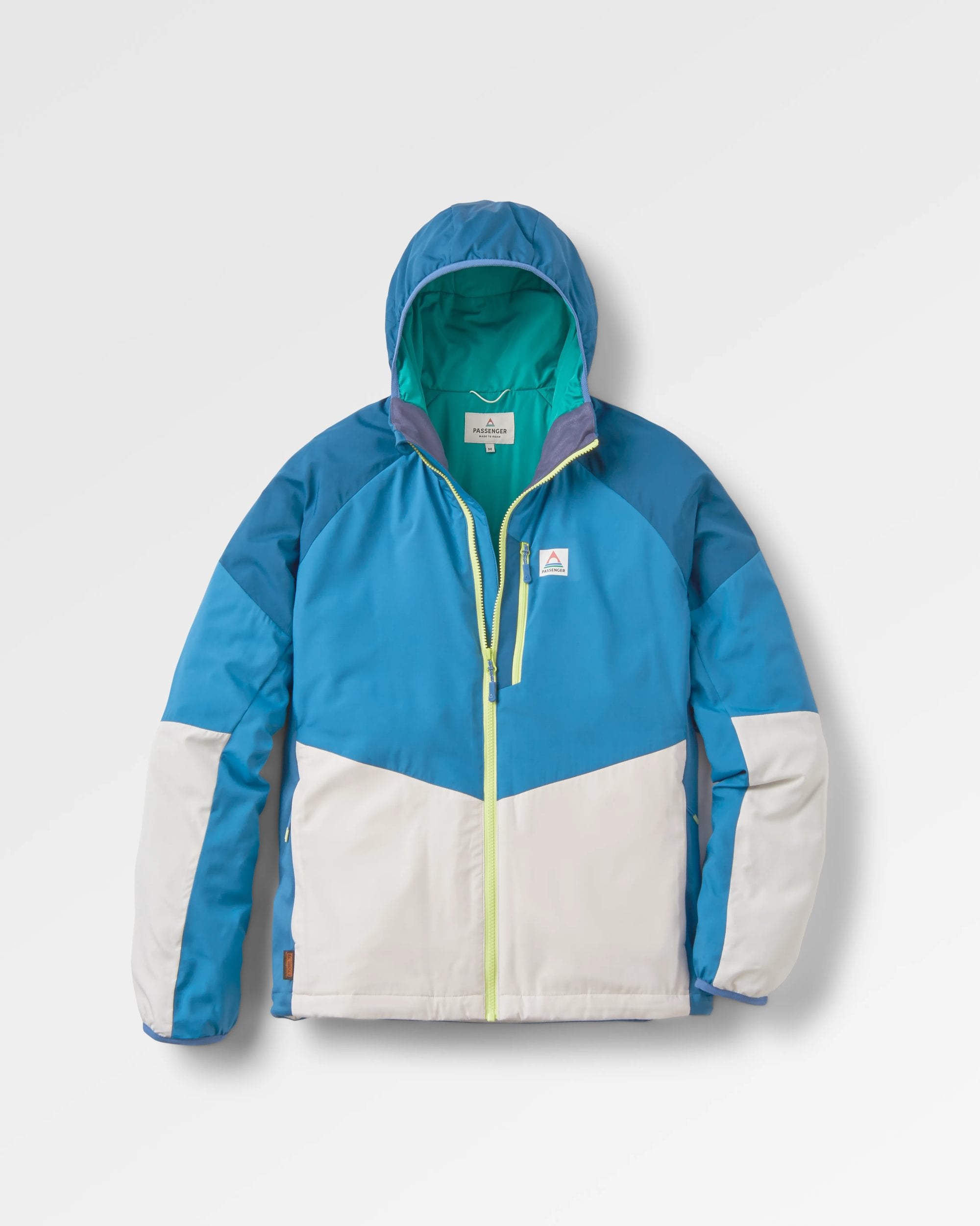 Daybreak Lightweight Recycled Thermore® Insulated Jacket - Tidal Blue/Blue Steel/Birch - Flatlay