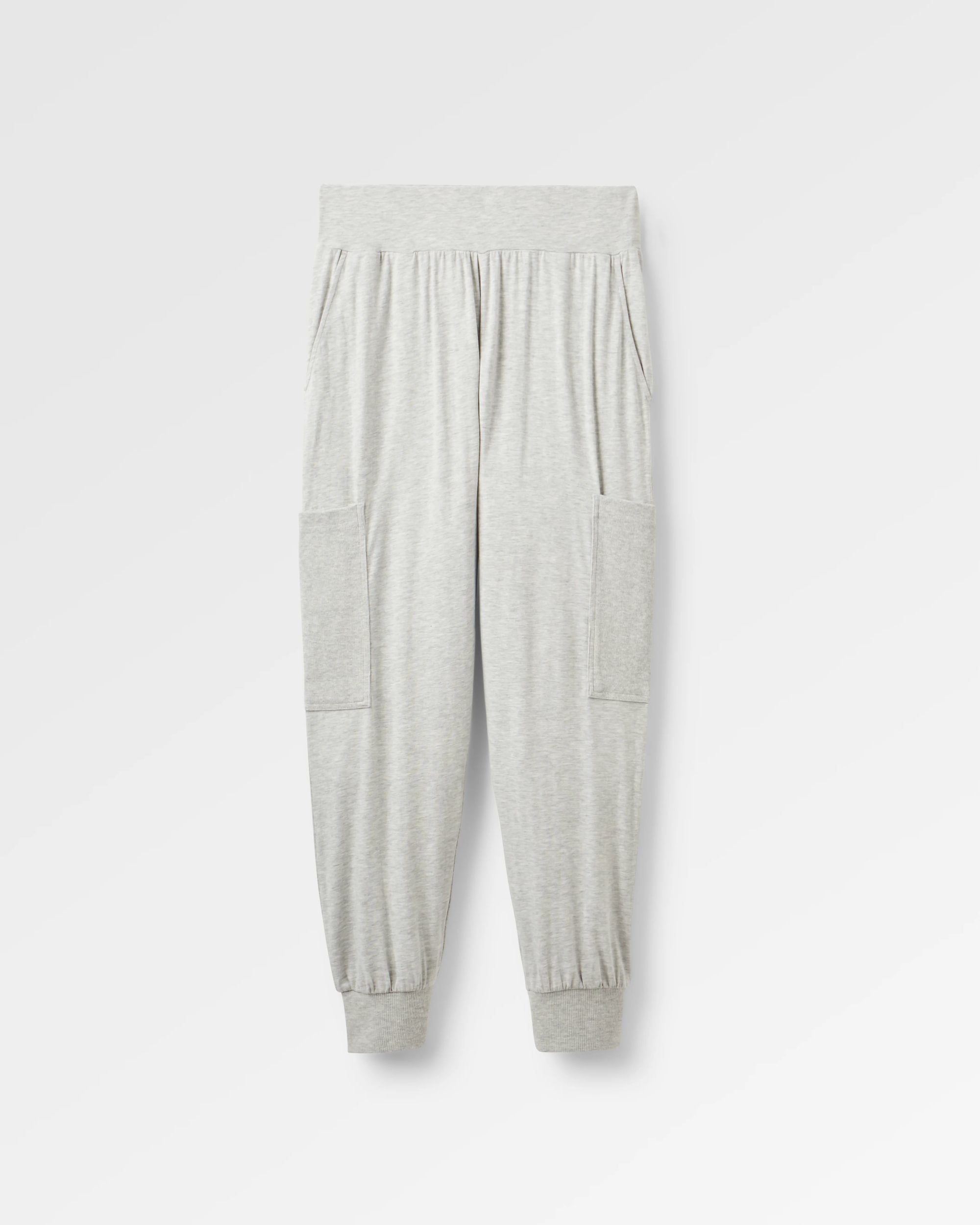 Day Dream Recycled Trouser - Grey Marl - Flatlay