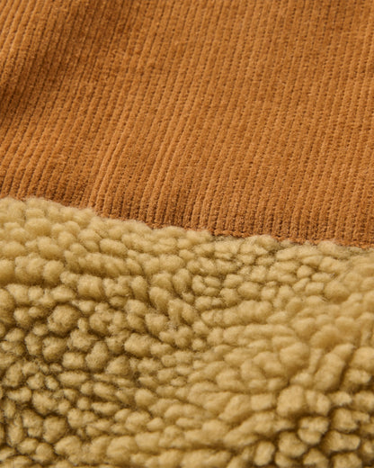 Trekker Recycled Deep-Pile Sherpa Fleece - Biscuit - Flatlay