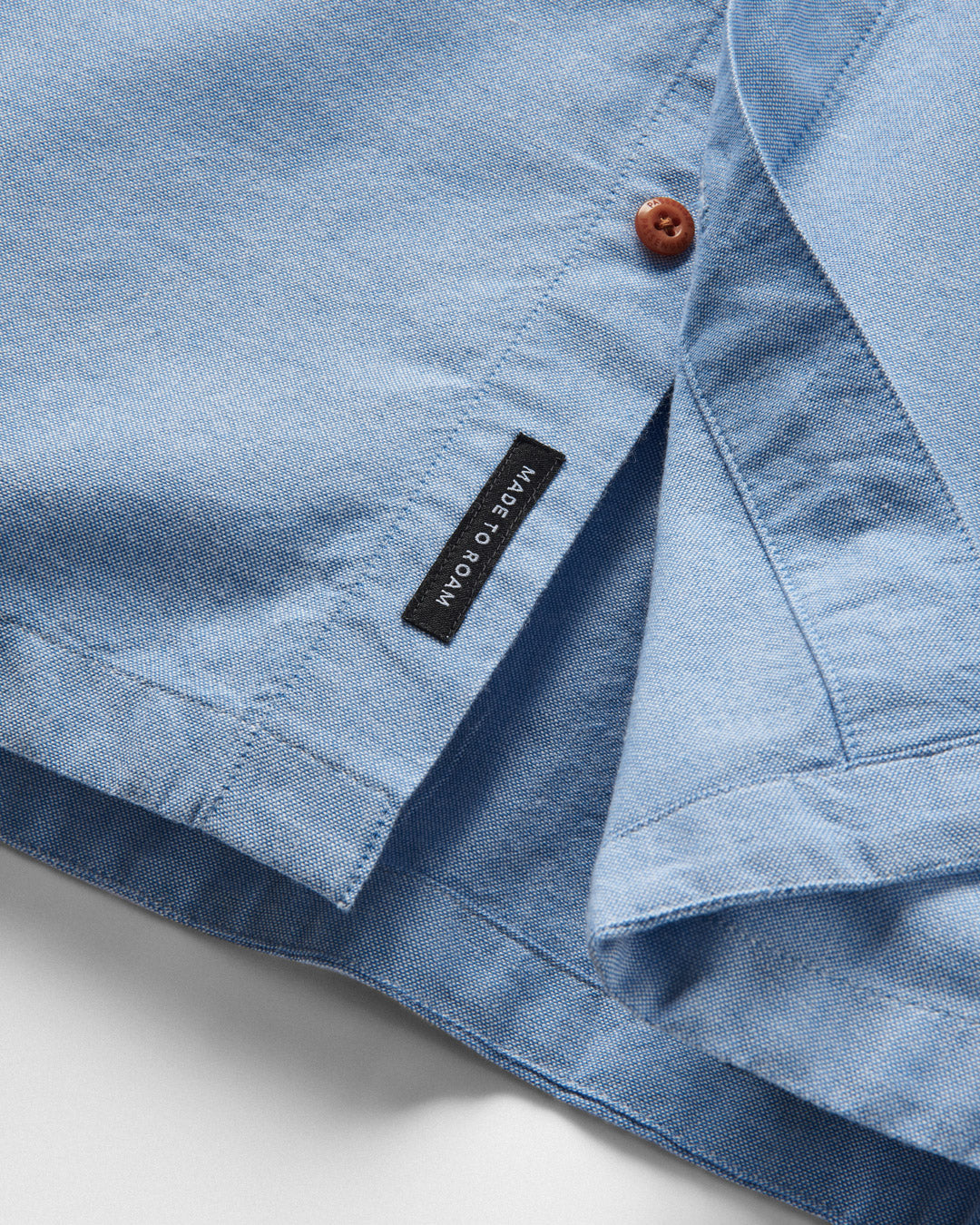 Arica Organic Shirt - Chambray - Flatlay