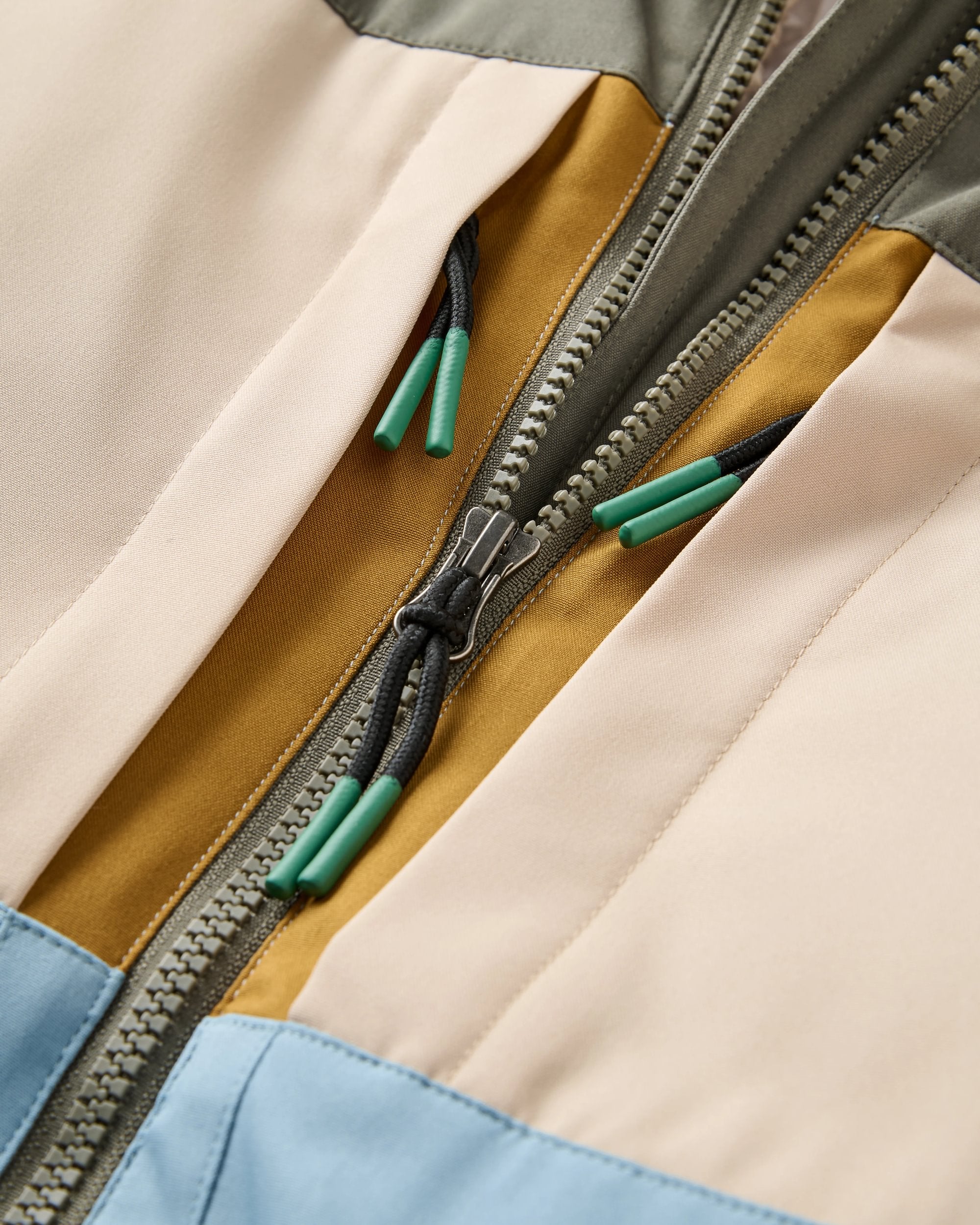 Lumi Insulated Parka - Faded Denim - Flatlay