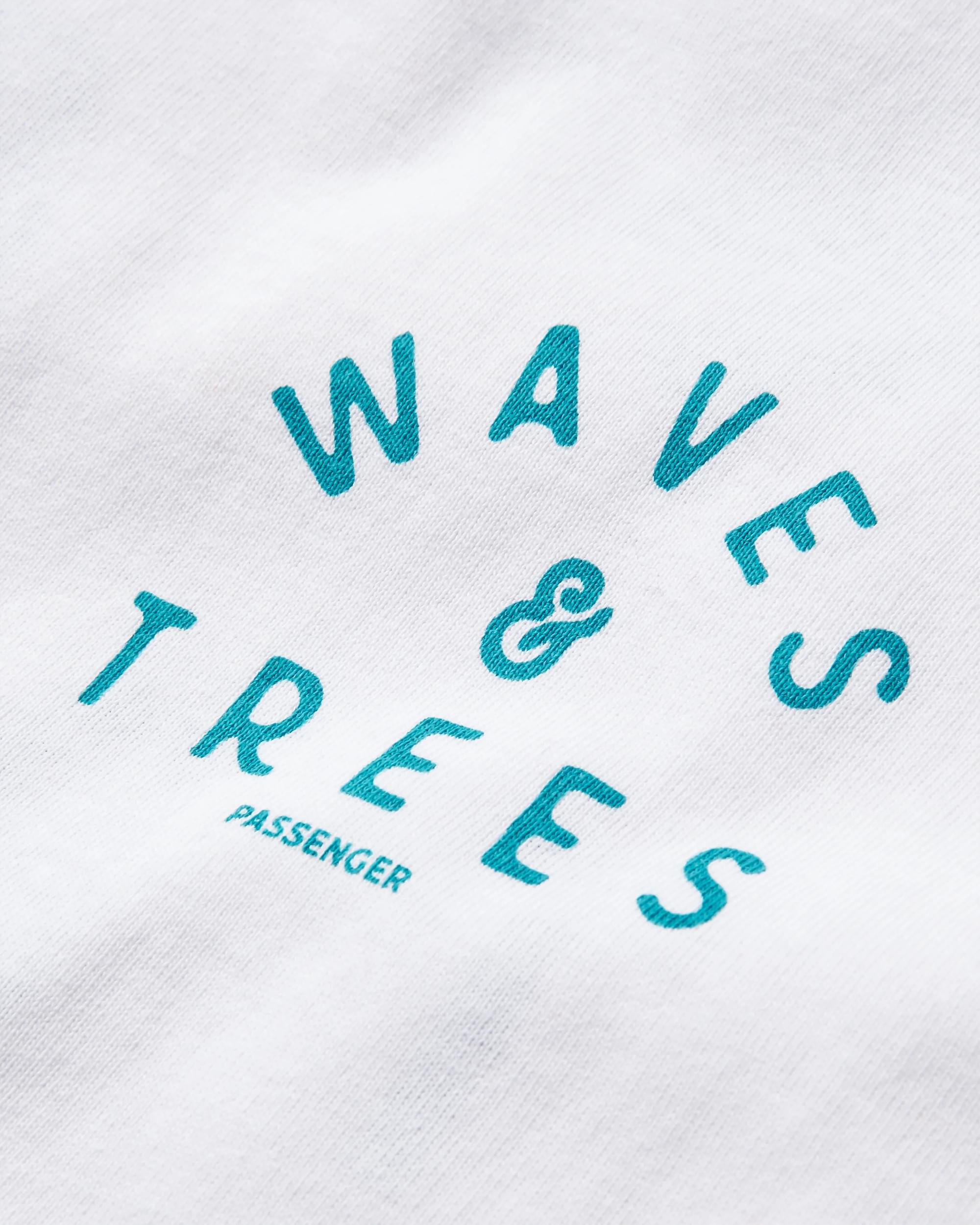 Penida Recycled Cotton LS T-Shirt - White - Flatlay