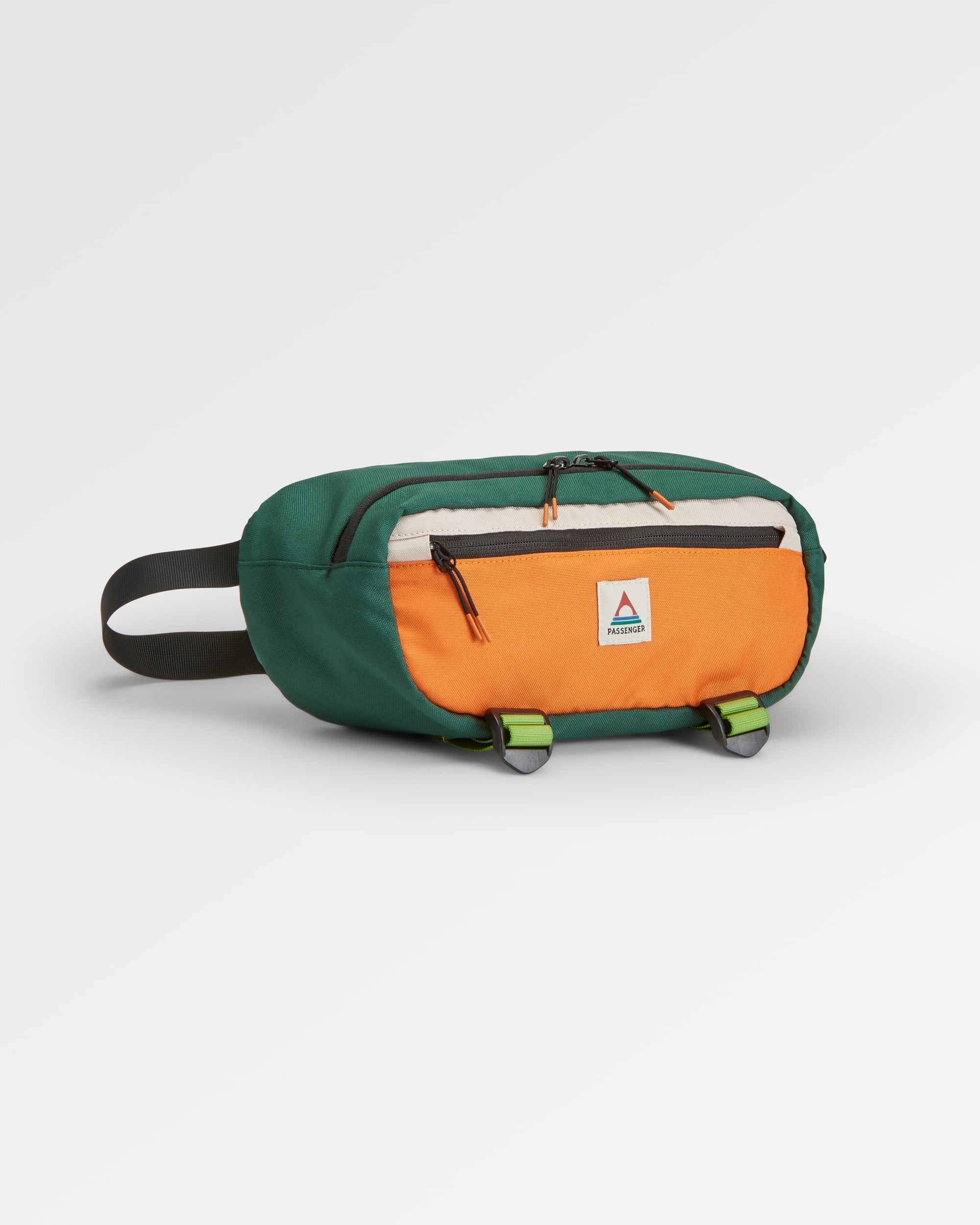 Boondocker Recycled Hip Pack - Rain Forest Orange Multi - Flatlay