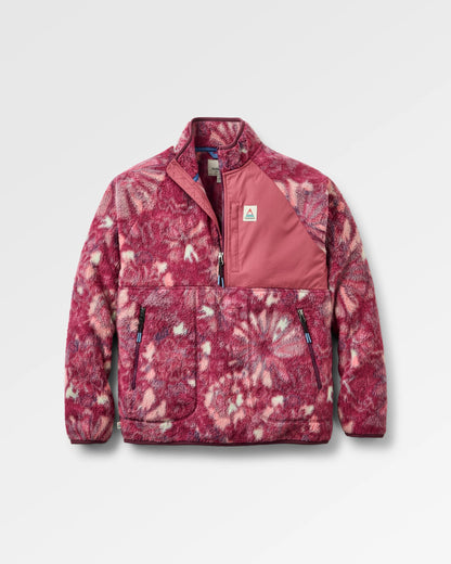 Home Recycled Sherpa Fleece - Frost Fig - Flatlay