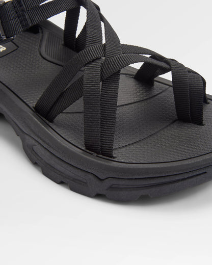 Atlas Roam Sandal - Black - Flatlay