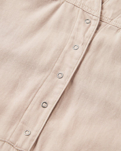 Esen Short Sleeve Jumpsuit - Simply Taupe - Flatlay