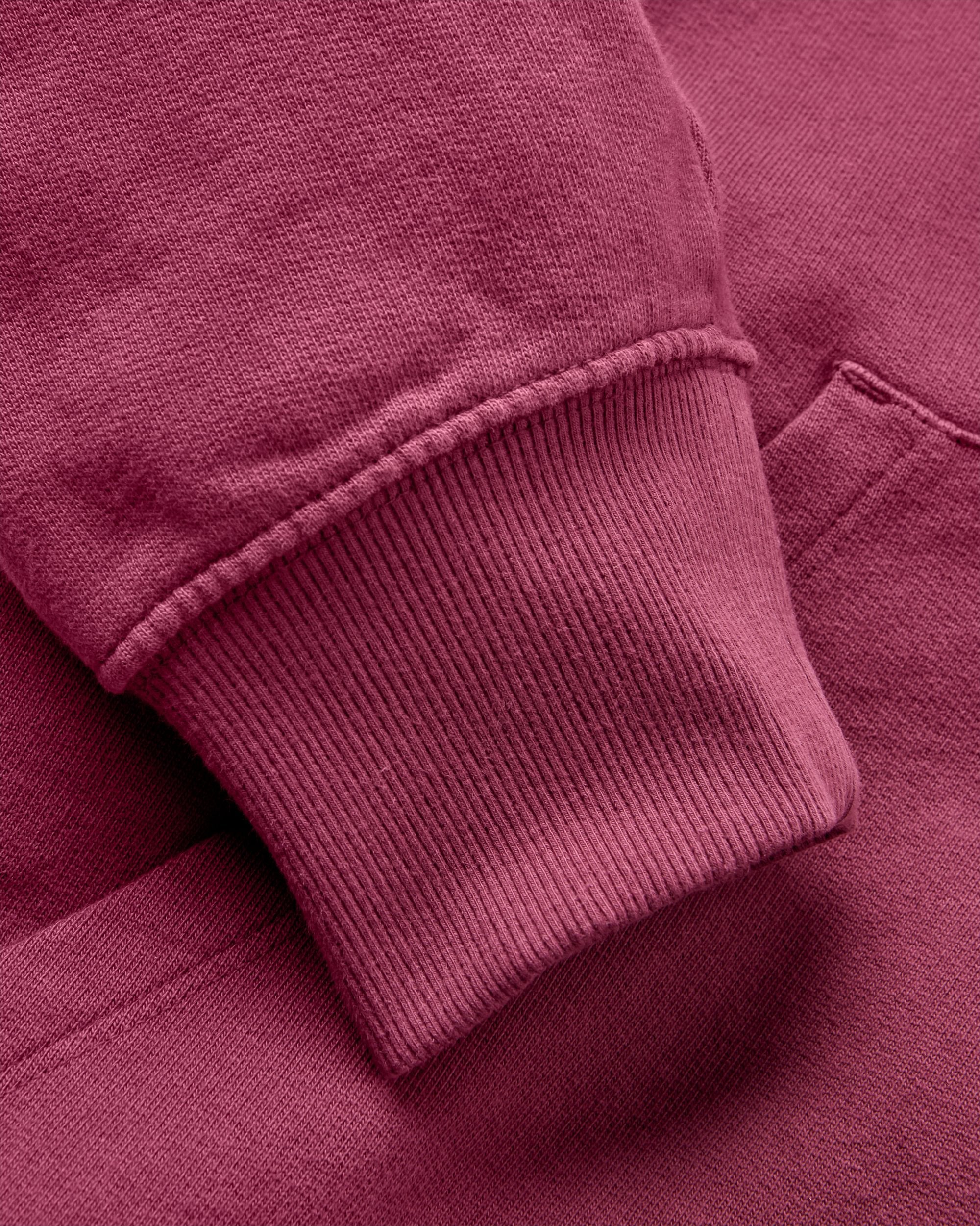 Roamer Patch Relaxed Fit Hoodie - Fig - Flatlay