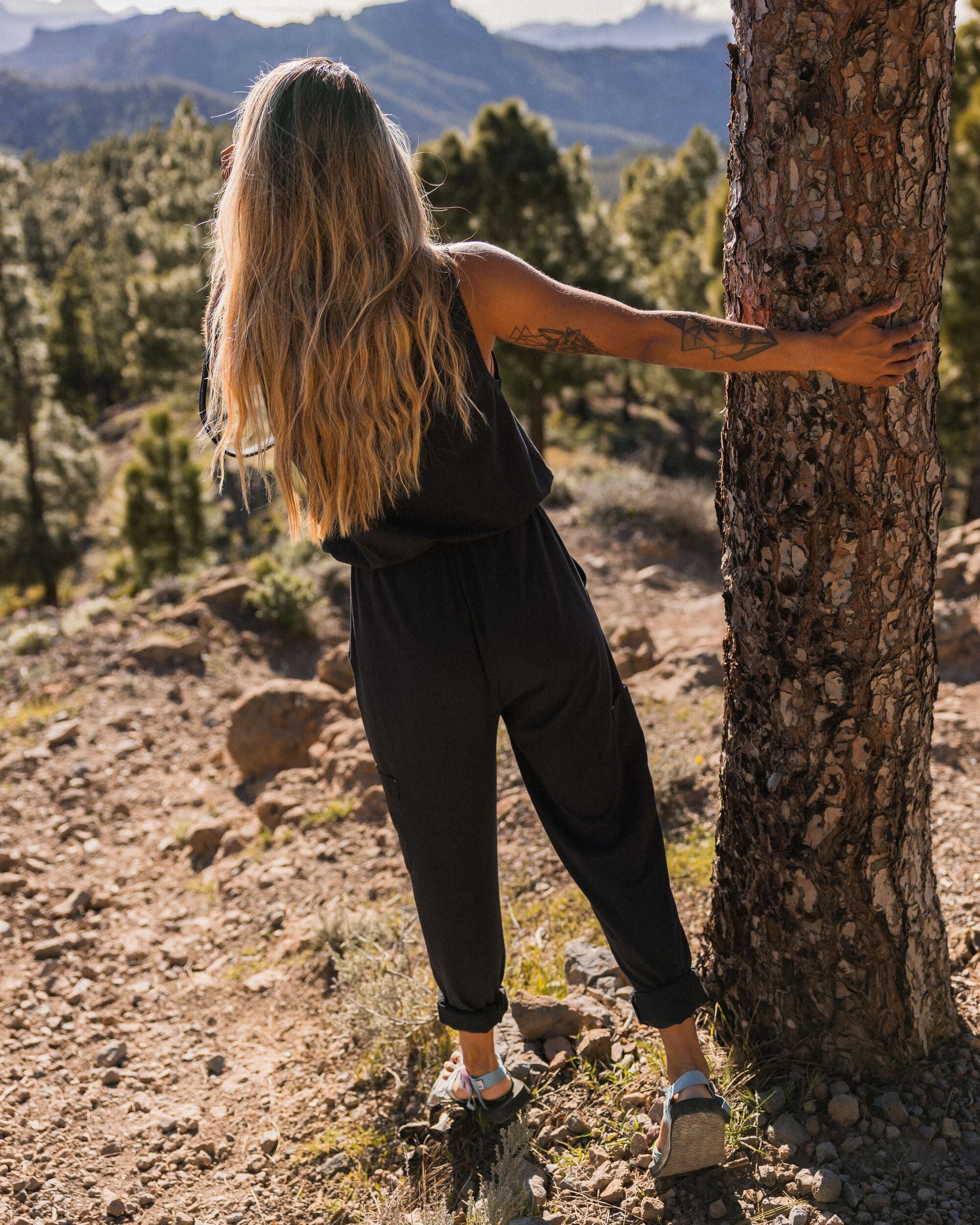 Aria Jumpsuit - Black - Lifestyle