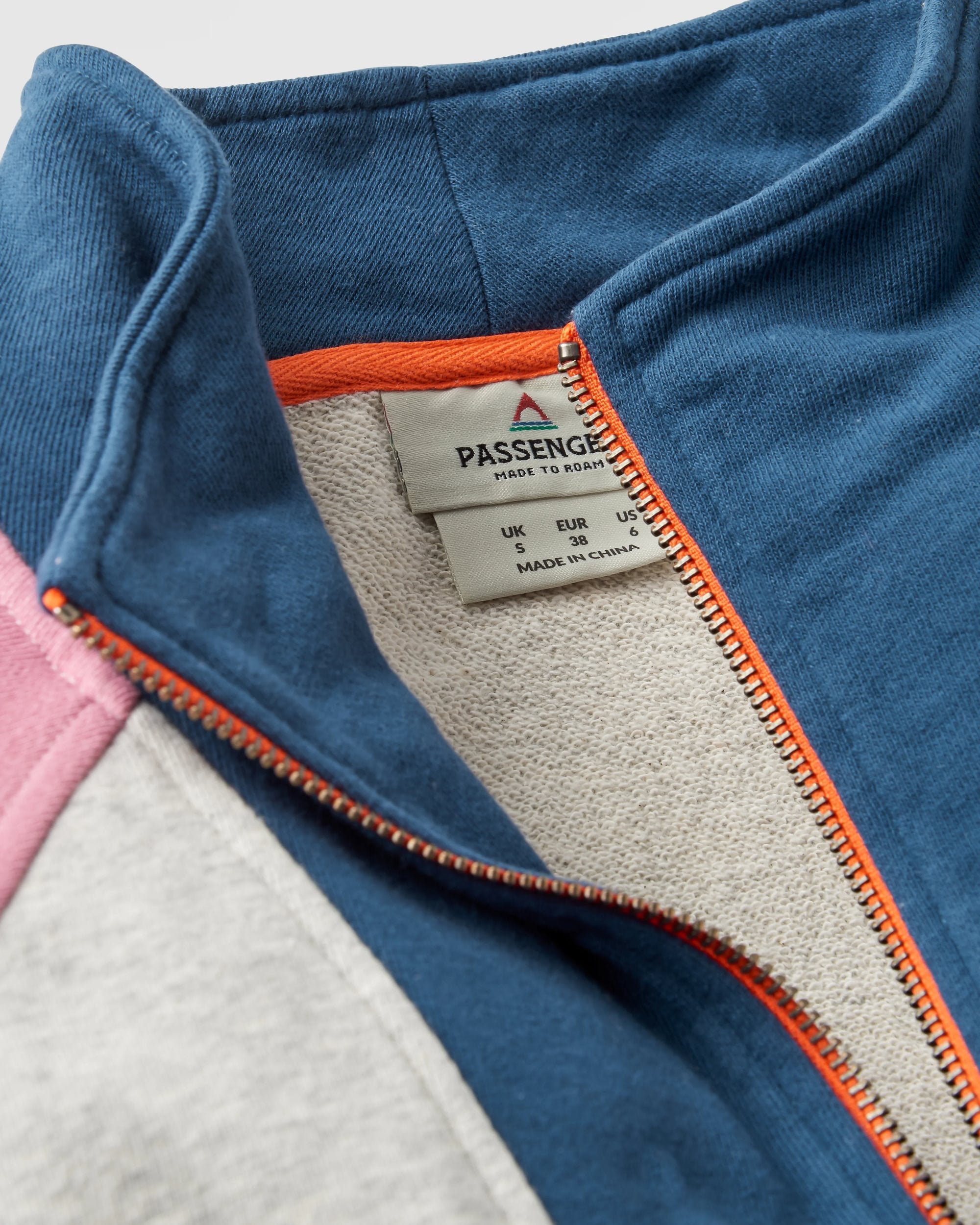 Jazz Organic Cotton Sweatshirt - Grey Marl - Flatlay