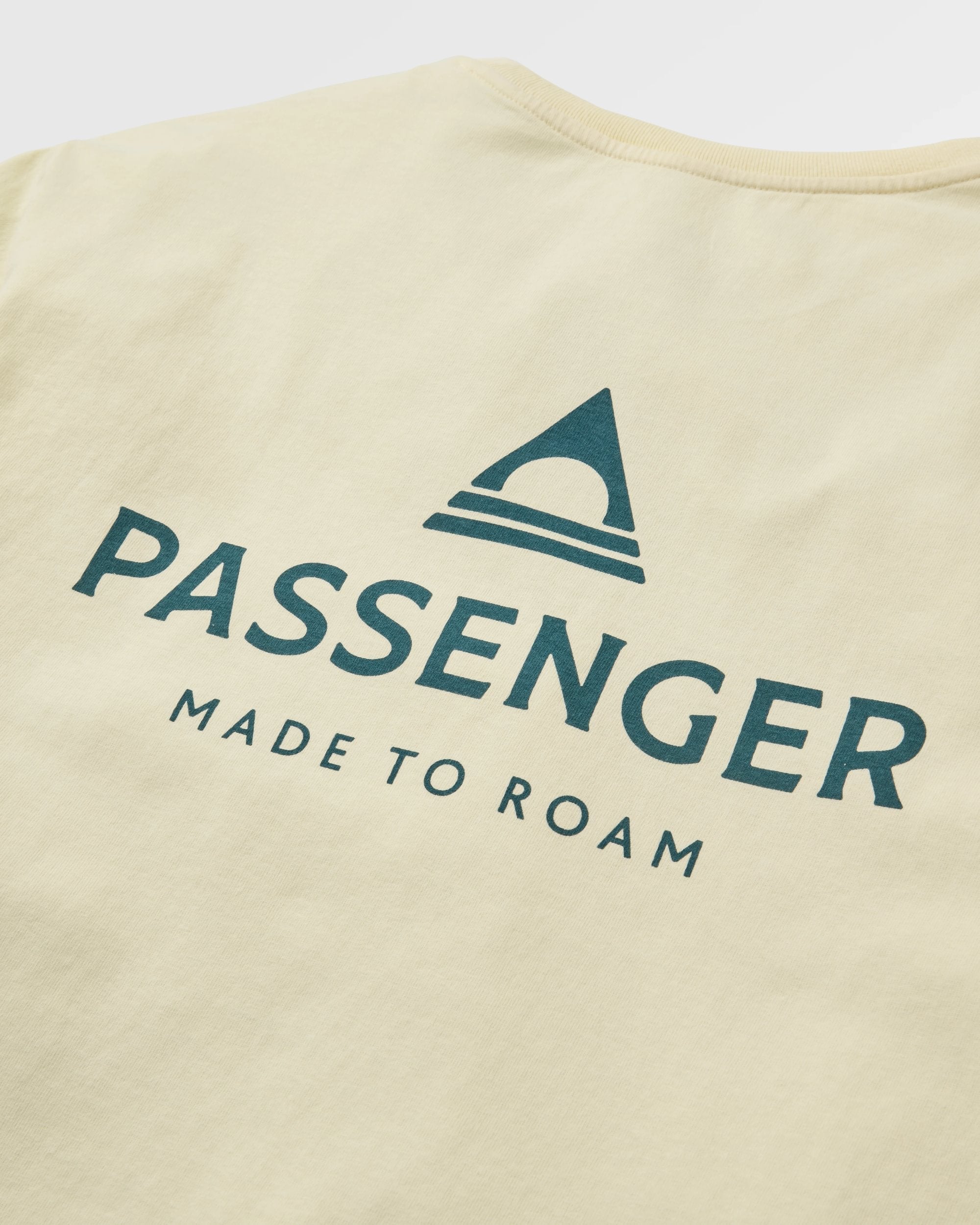 Passenger T-Shirt - Pale Yellow - Flatlay