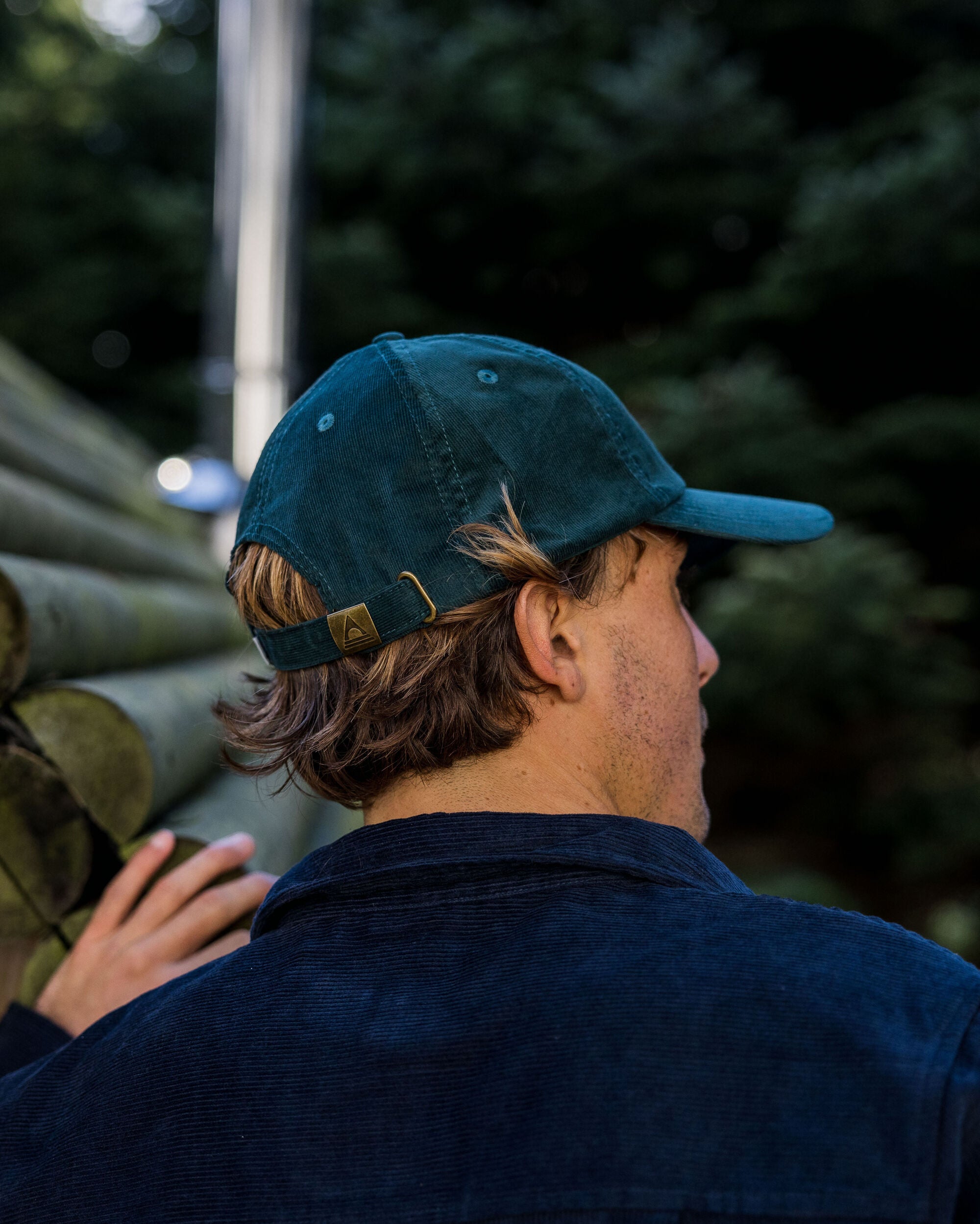 Fade Recycled Cord 6 Panel Cap - Deep Ocean - Lifestyle - Male