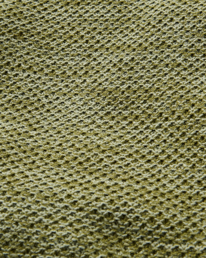 Shore Organic Cotton Knitted Jumper - Khaki - Flatlay