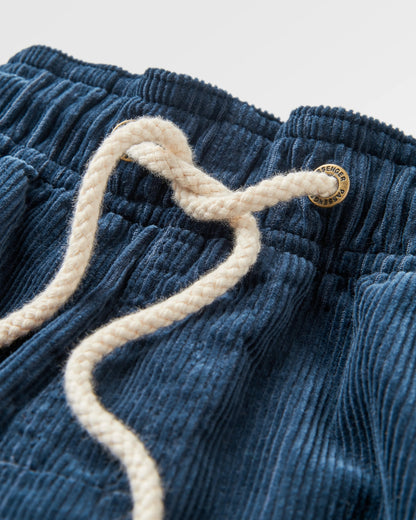 Drifter Cord Short - Rich Navy - Flatlay