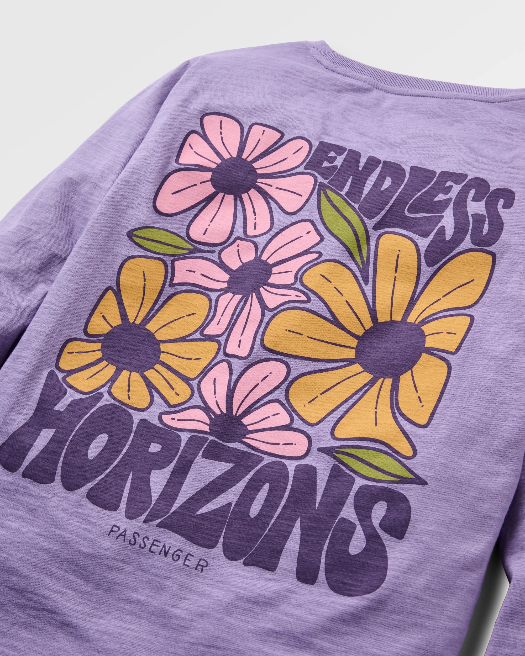 Endless Horizons LS T-Shirt - Purple Haze - Flatlay
