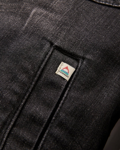 Stella Denim LS Shirt - Washed Black Denim - Flatlay