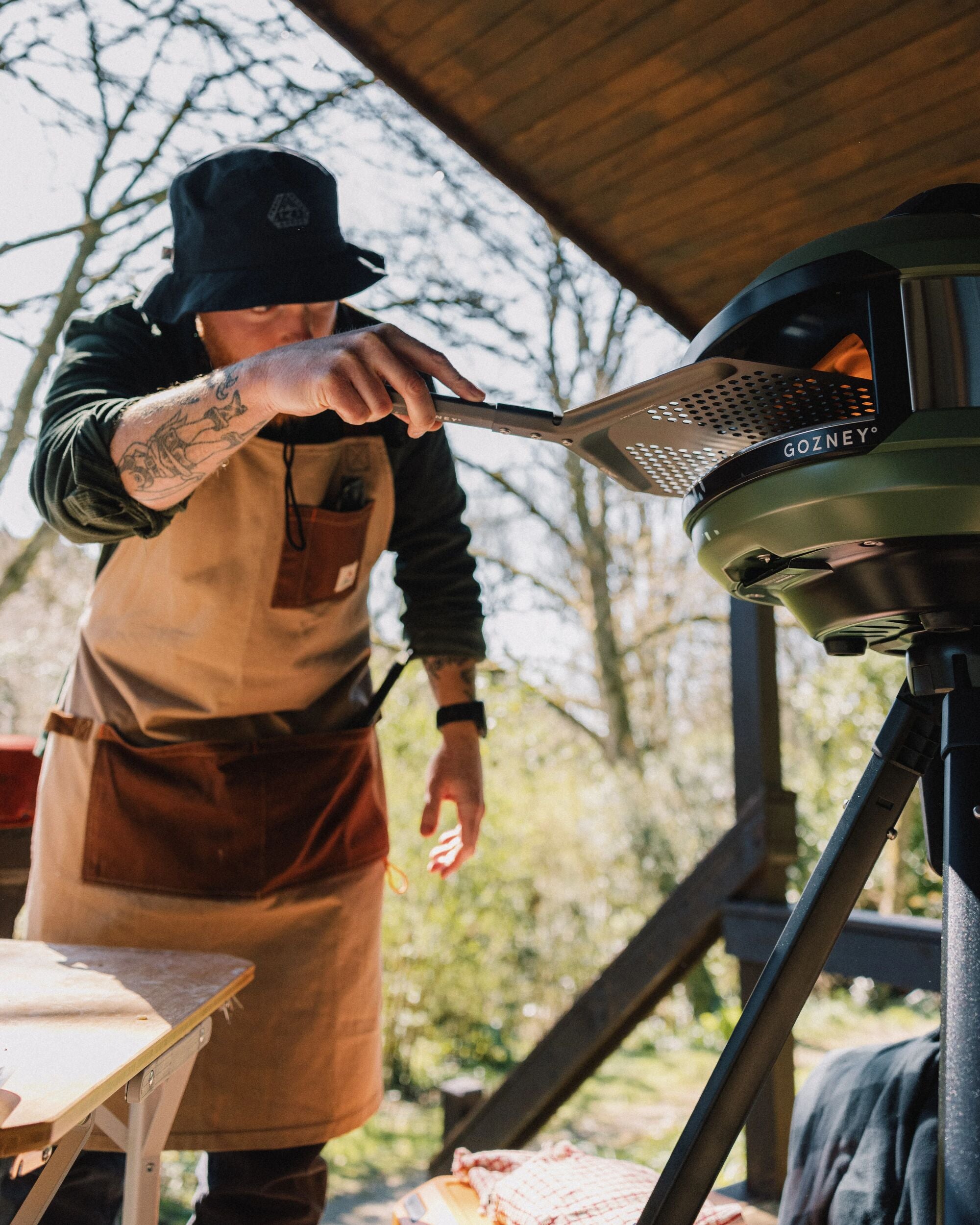 Campfire Apron - Elmwood - Lifestyle