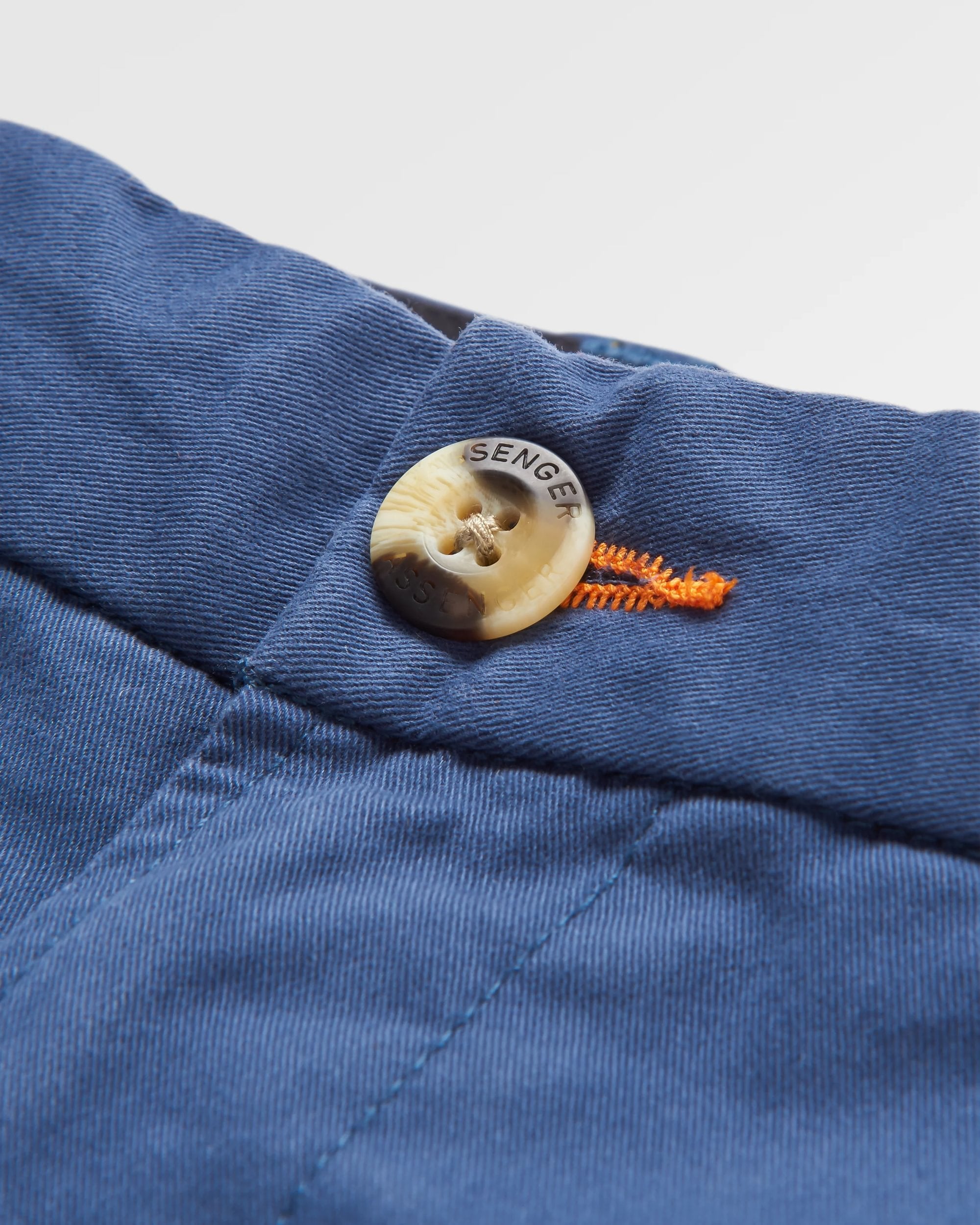 365 Organic Cotton Trouser - Dark Denim - Flatlay