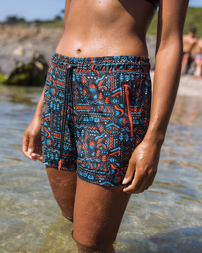 Way Out NetPlus® All Purpose Short - Elemental Geo Black - Lifestyle