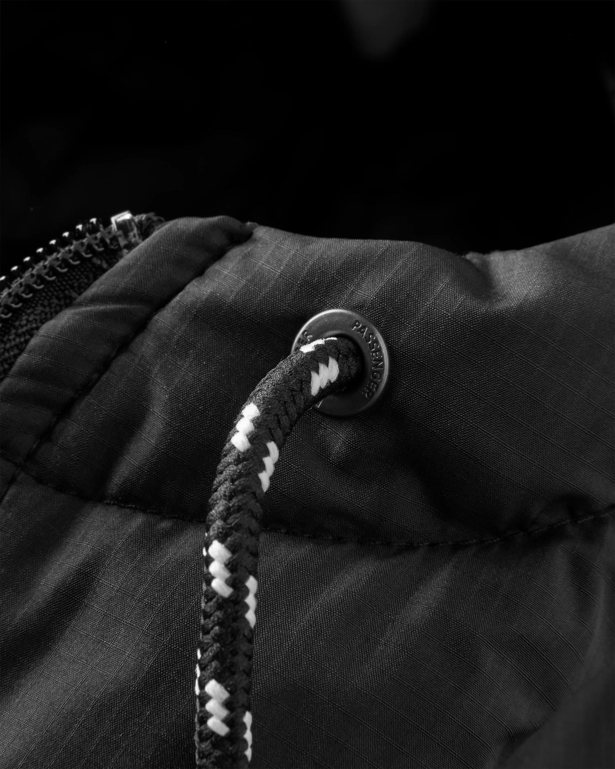 Oceanic Recycled Insulated Anorak - Storm Grey/Deep Plum - Flatlay