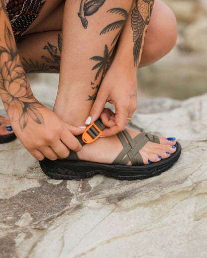 Atlas Roam Sandal - Dusty Olive - Lifestyle