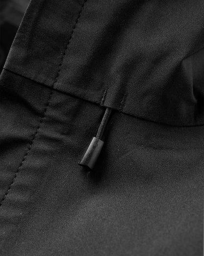 Five Season Recycled Waterproof Jacket - Black - Flatlay