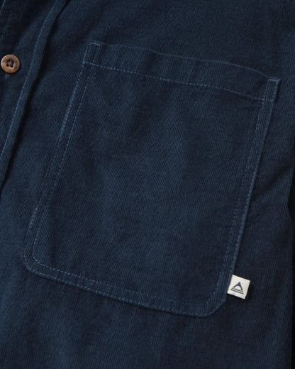 Backcountry Cord Light Shirt - Deep Navy - Flatlay