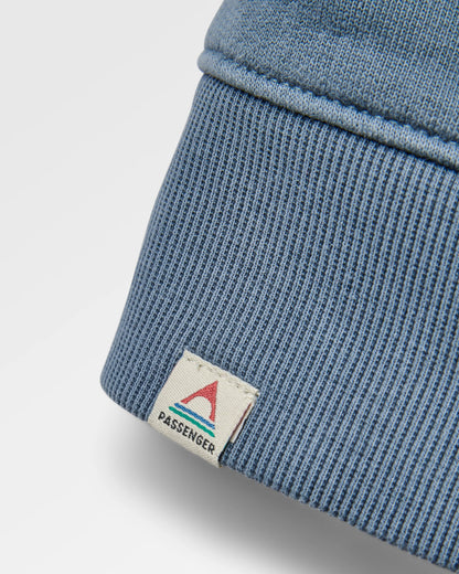 Boundless Relaxed Fit Hoodie - Stormy Blue - Flatlay