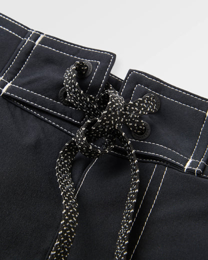 Rialto Boardshort - Black - Flatlay