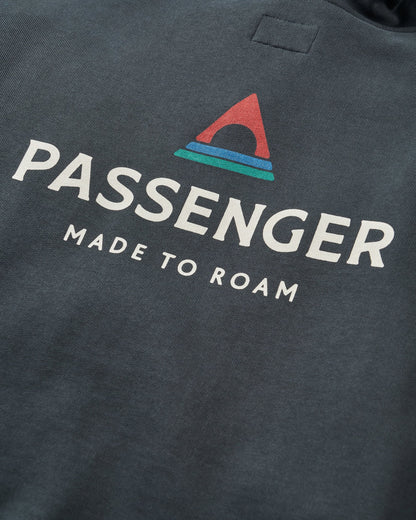 Passenger Relaxed Fit Hoodie - Black - Flatlay