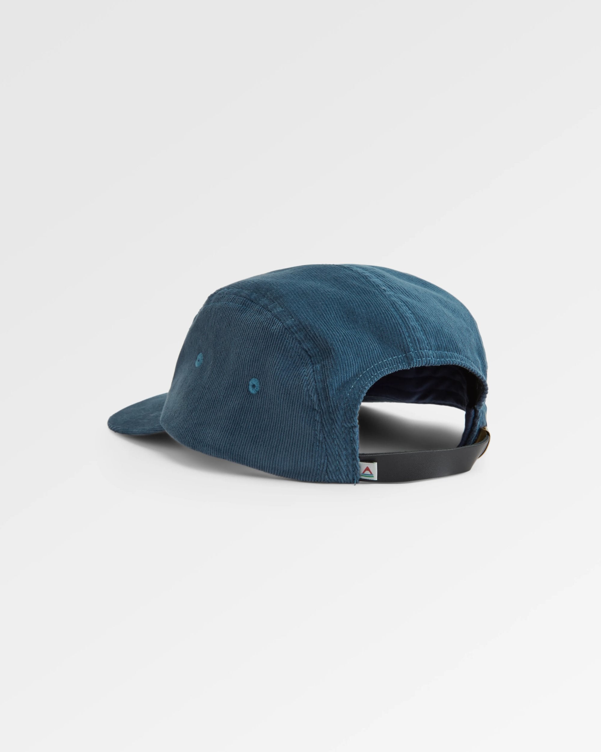 Fixie Recycled Cord 5 Panel Cap - Storm Grey - Flatlay