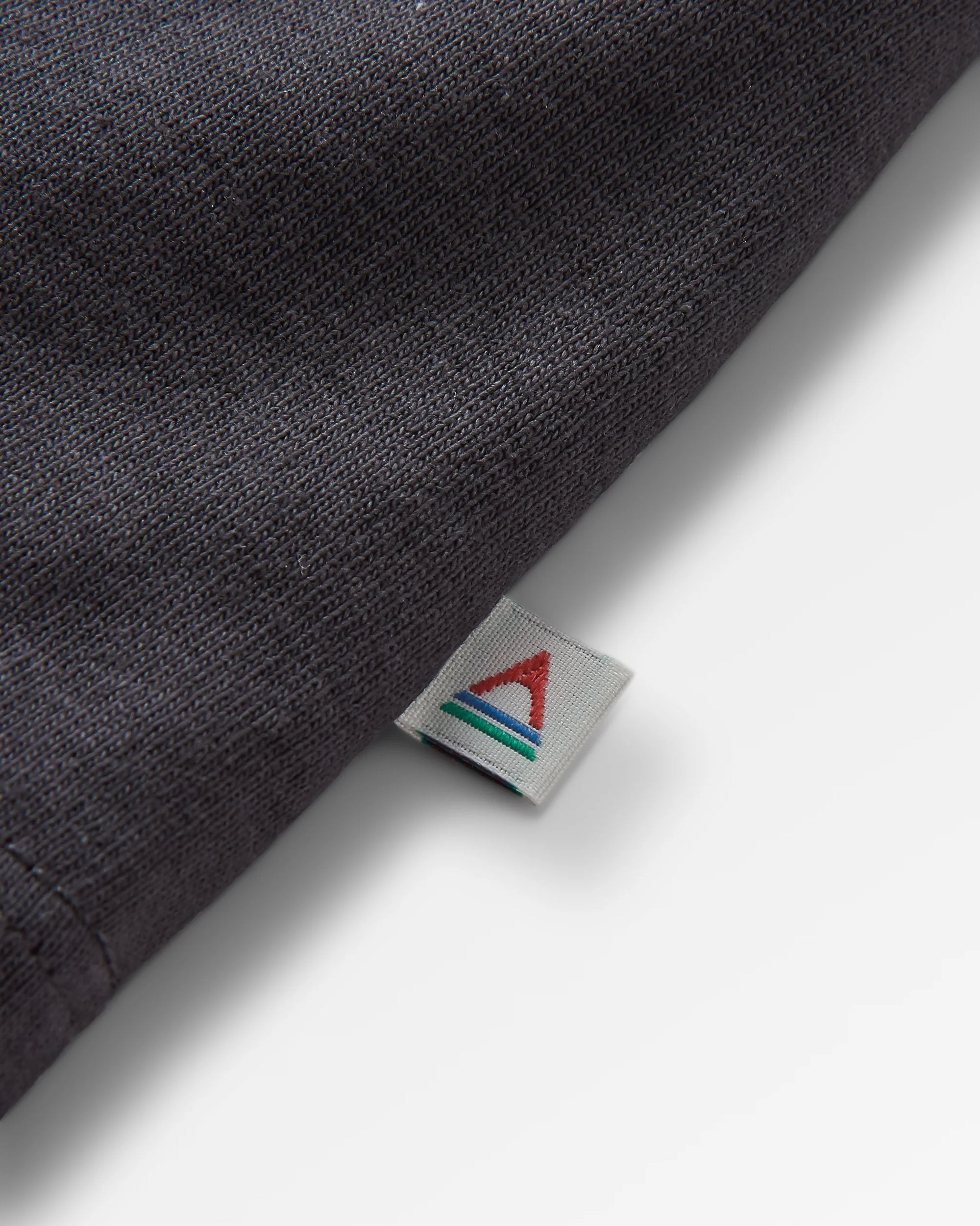 Breathe Recycled Cotton T-Shirt - Black - Flatlay