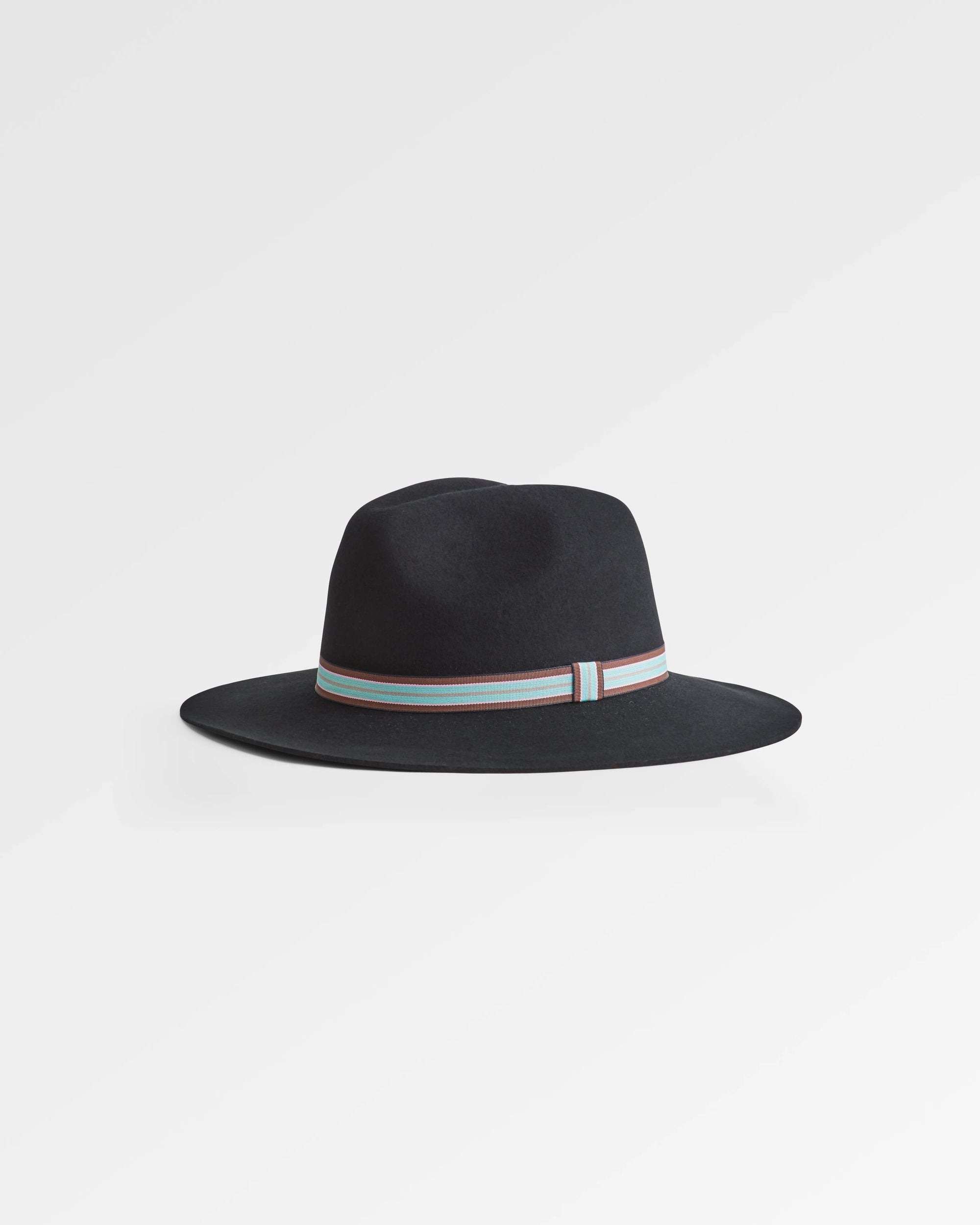 Outback Fedora - Black - Flatlay