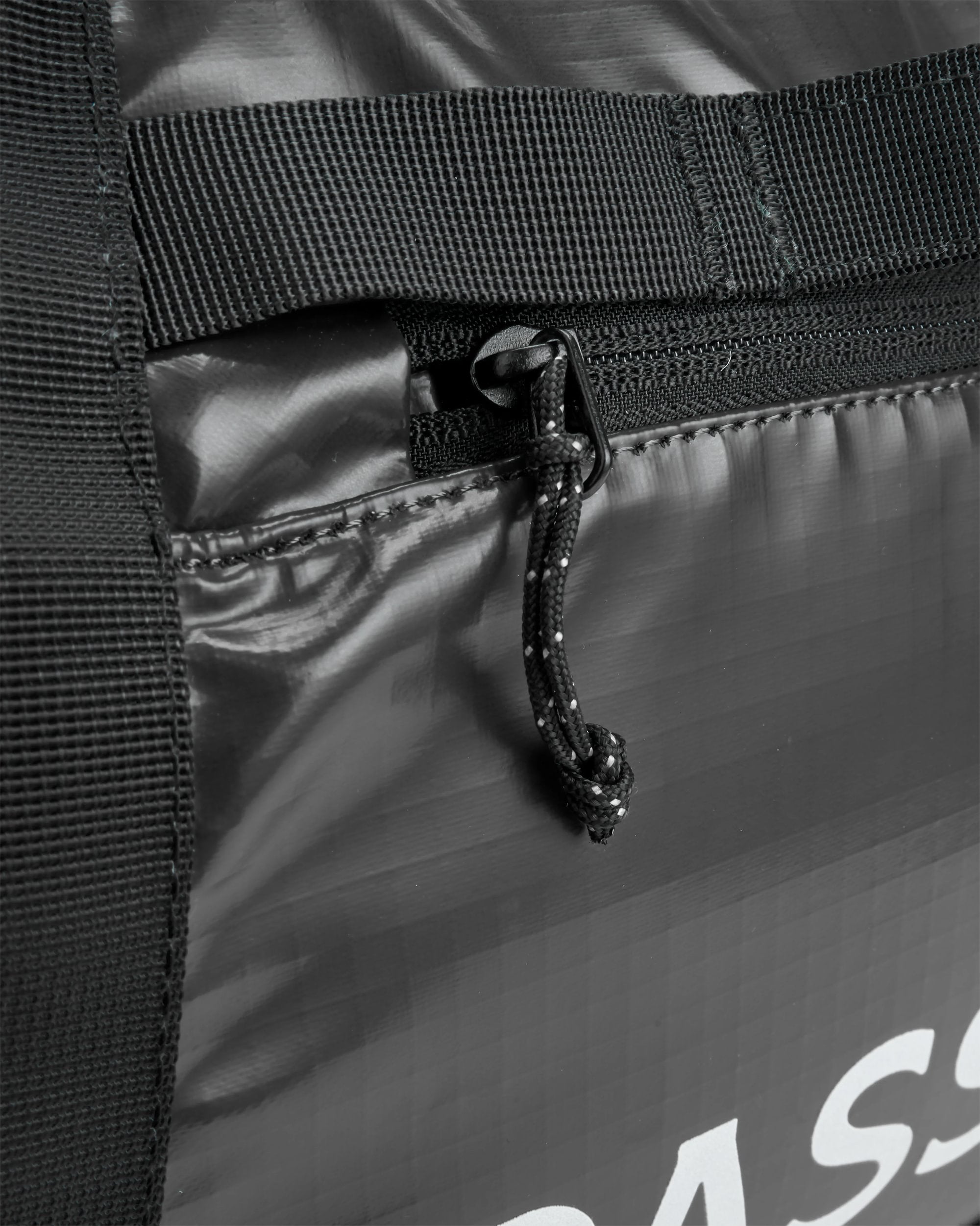 Roamer Recycled 40L Duffel Bag - Phantom Black - Flatlay