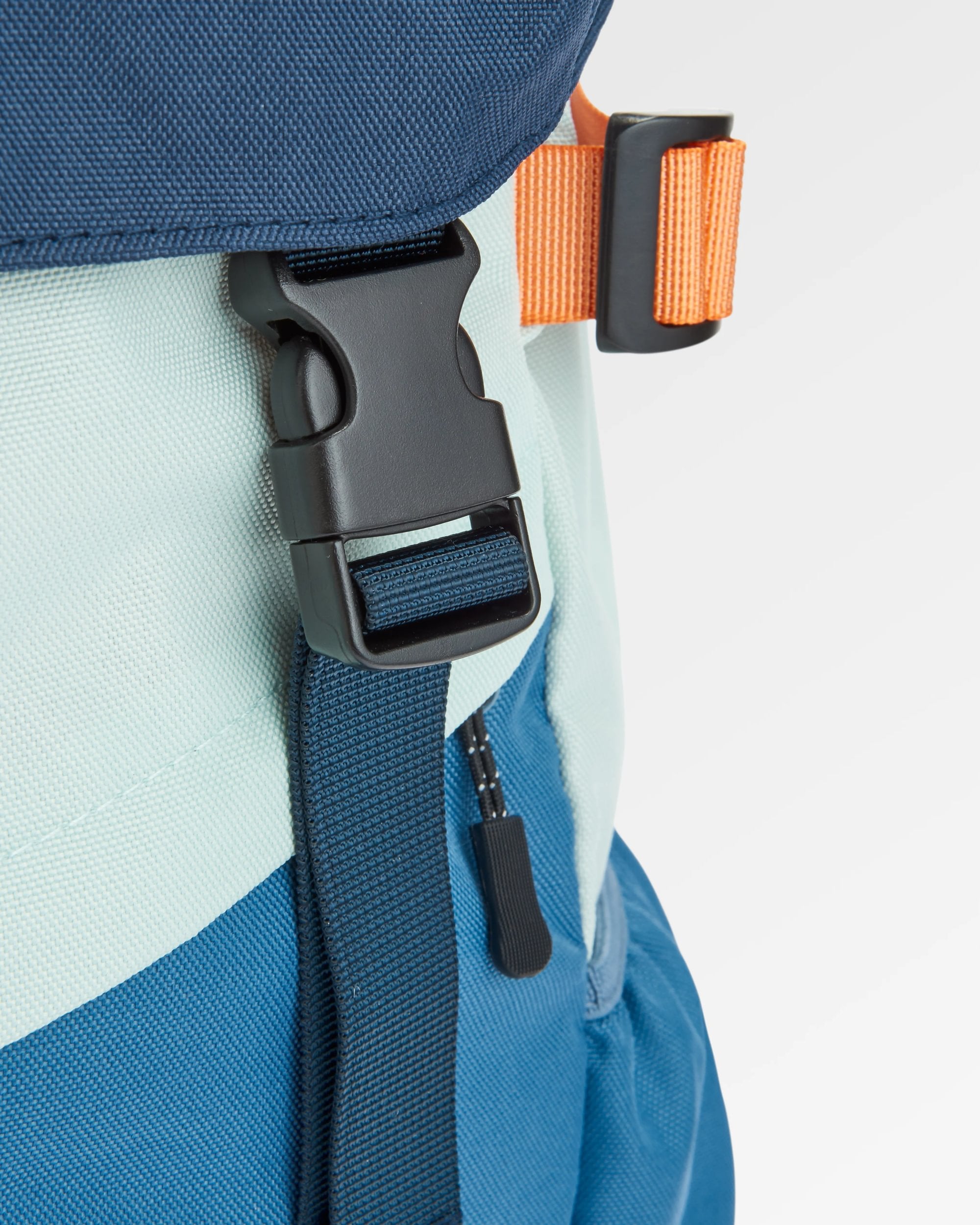 Boondocker Recycled 26L Backpack - Rich Navy/Surf Spray/Moonlight Blue - Flatlay