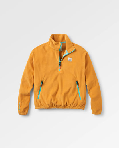 Ayla Recycled Micro Polartec® Fleece - Spruce Yellow - Flatlay