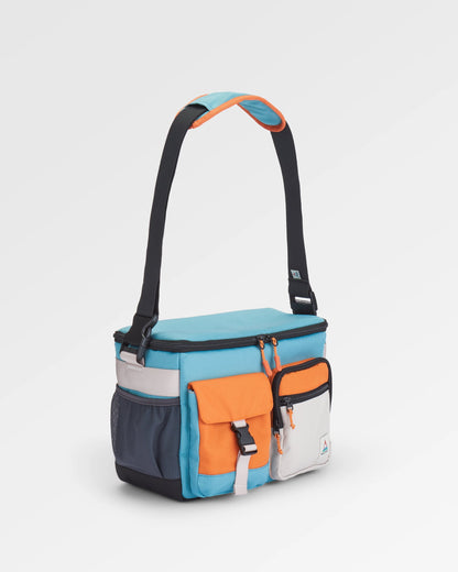 Boondocker Recycled Camera Bag - Arctic/Retro Orange - Flatlay