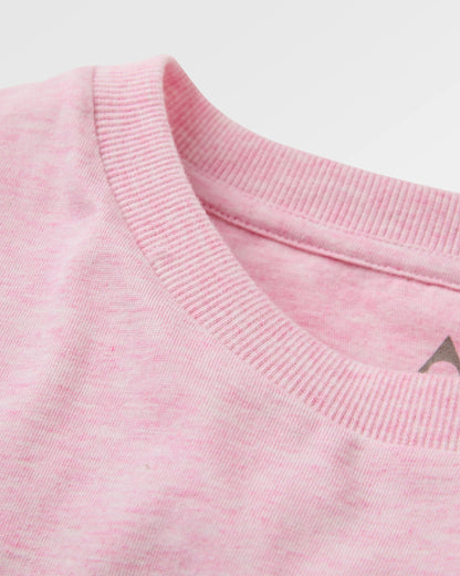 Legacy T-shirt - Pink Haze Marl - Flatlay