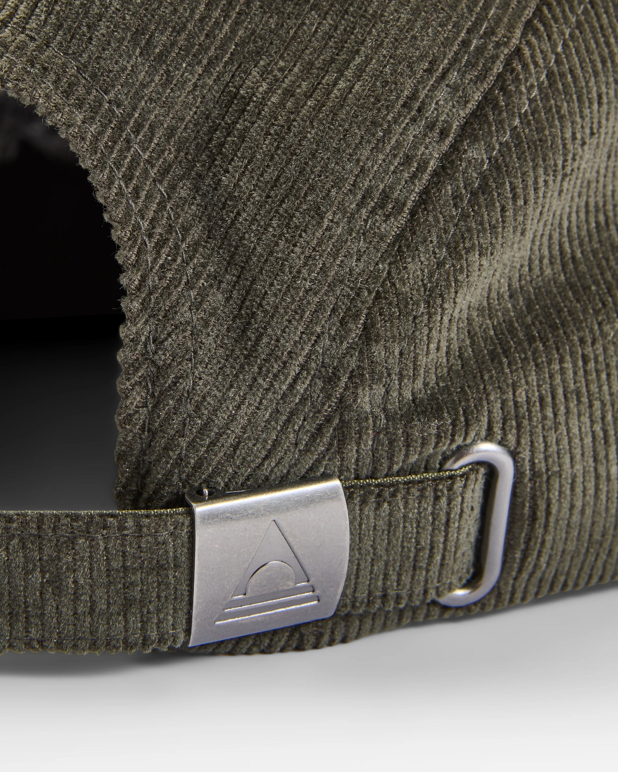 Fixie Organic Cord 5 Panel Cap - Khaki - Flatlay