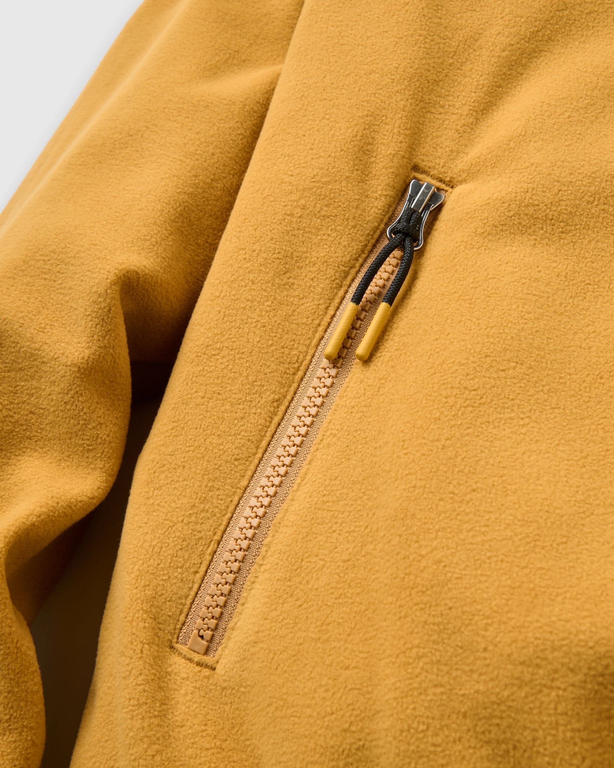 Ayla Micro Polartec® Hooded Fleece - Dusty Ochre - Flatlay