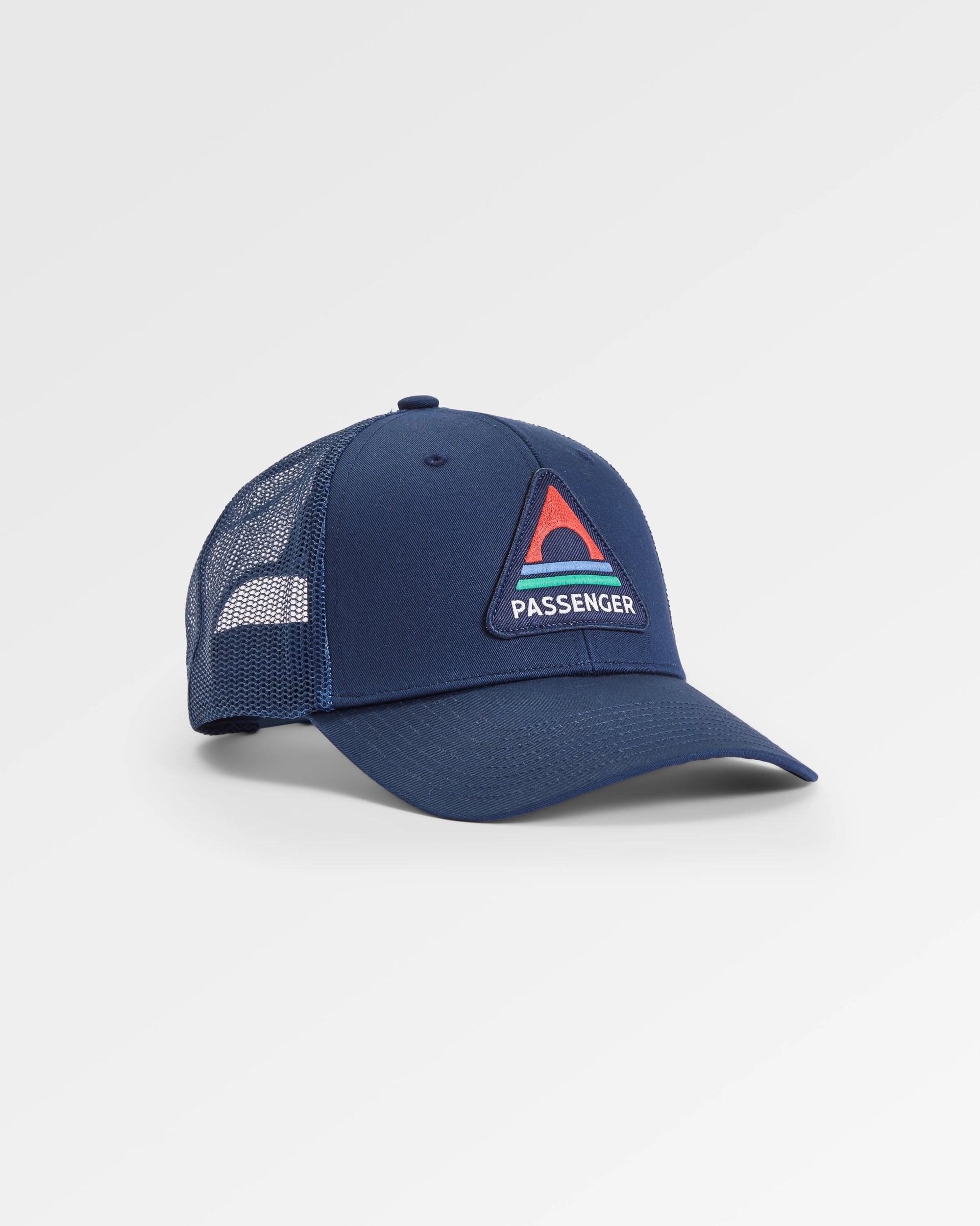 Elements Core Trucker - Triangle Patch - Rich Navy - Flatlay