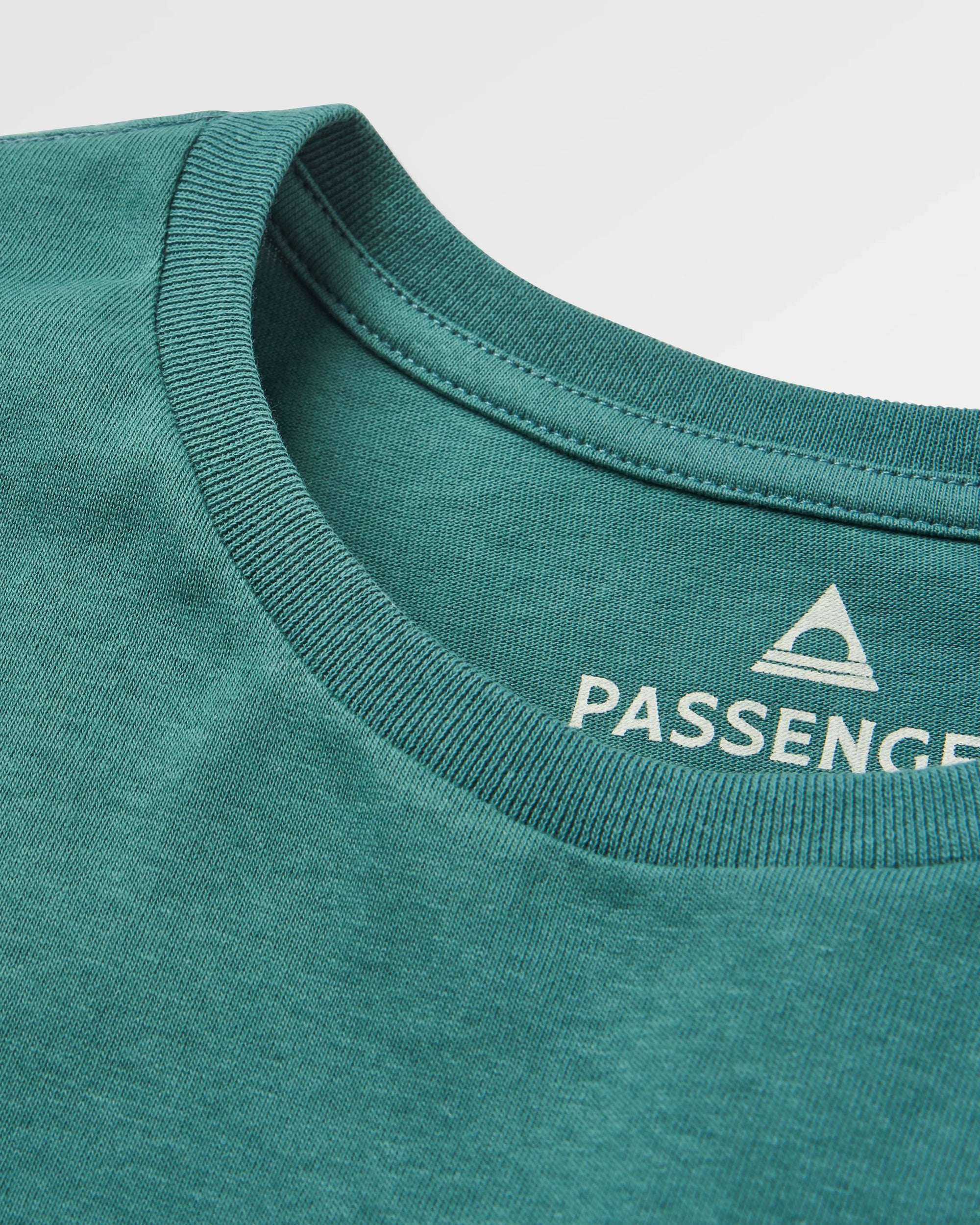 Escapism Recycled Cotton Vest - Deep Ocean - Flatlay