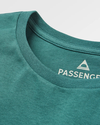 Escapism Recycled Cotton Vest - Deep Ocean - Flatlay