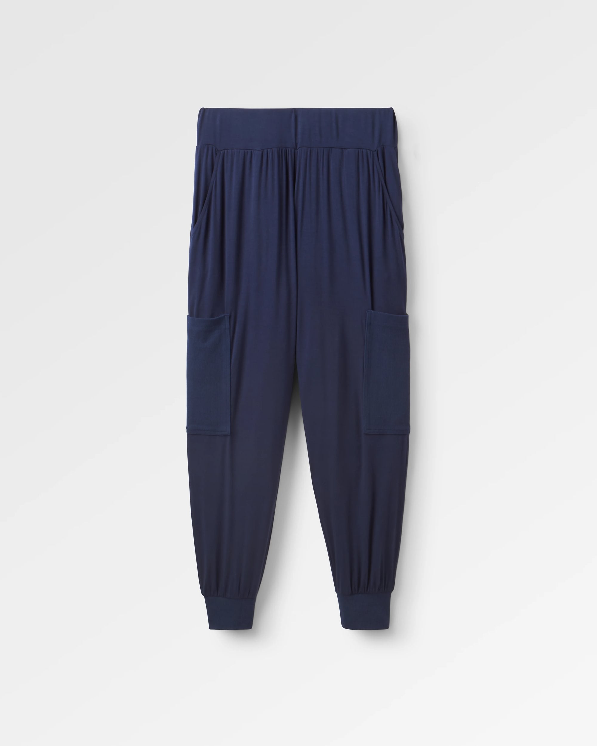 Day Dream Recycled Trouser - Rich Navy - Flatlay