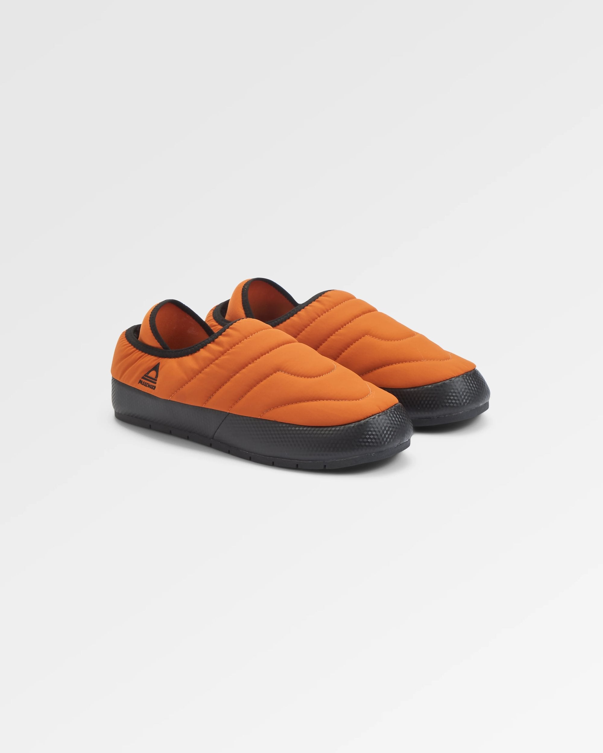 Hearth Men's Slipper - Sunset Orange - Flatlay