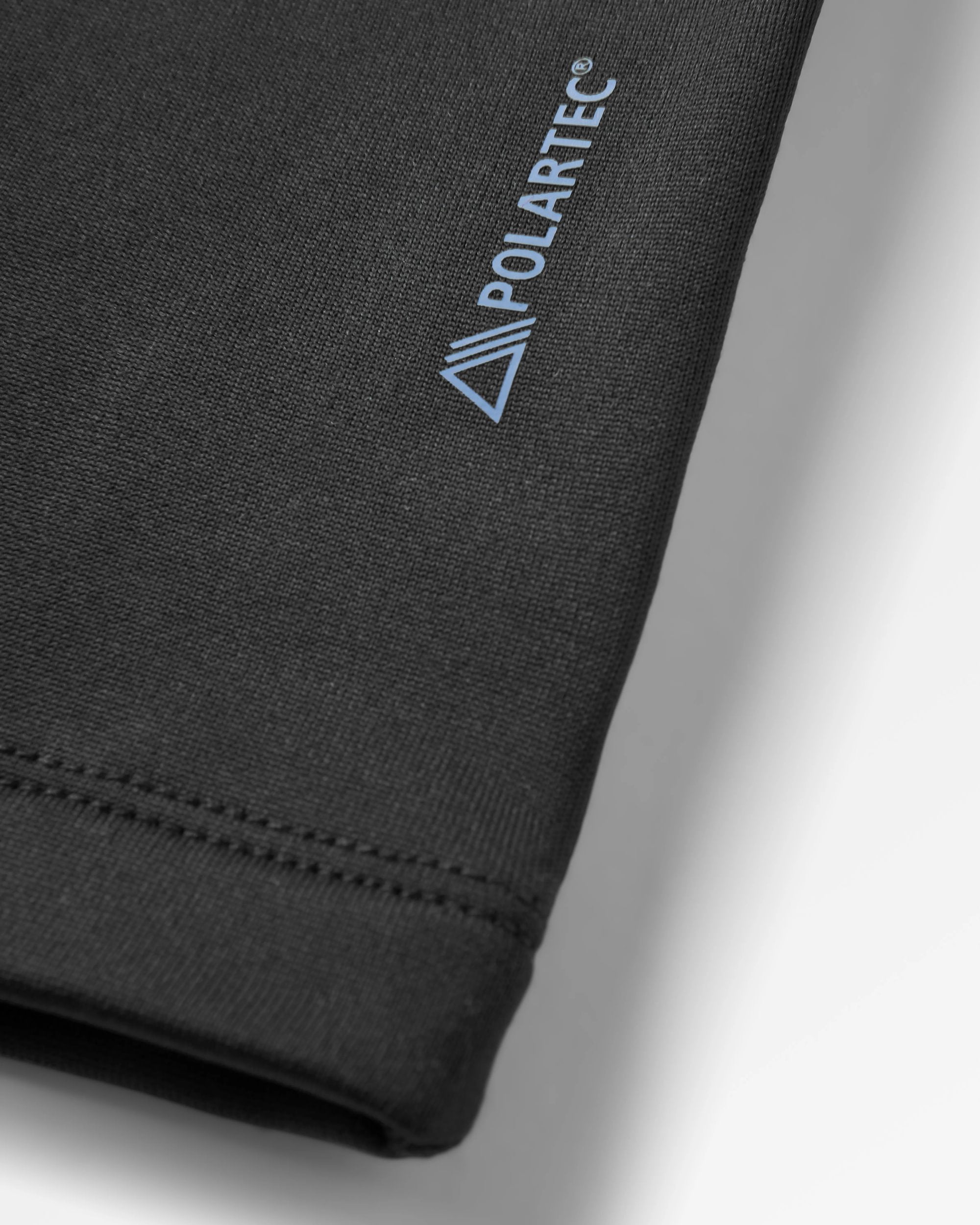 Wintergreen Recycled Polartec® Thermal Neck Gaiter - Black - Flatlay