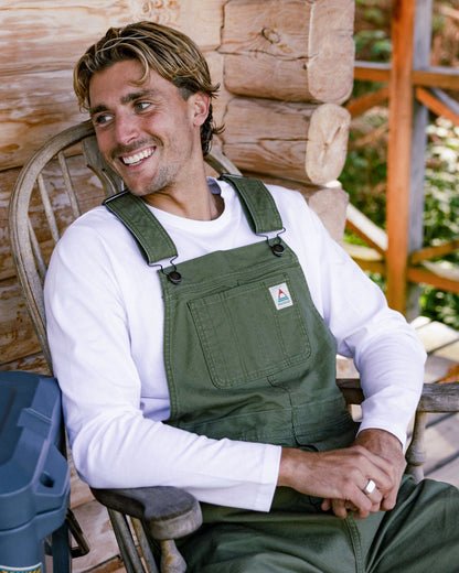 Vantage Organic Cotton Dungaree - Khaki - Lifestyle