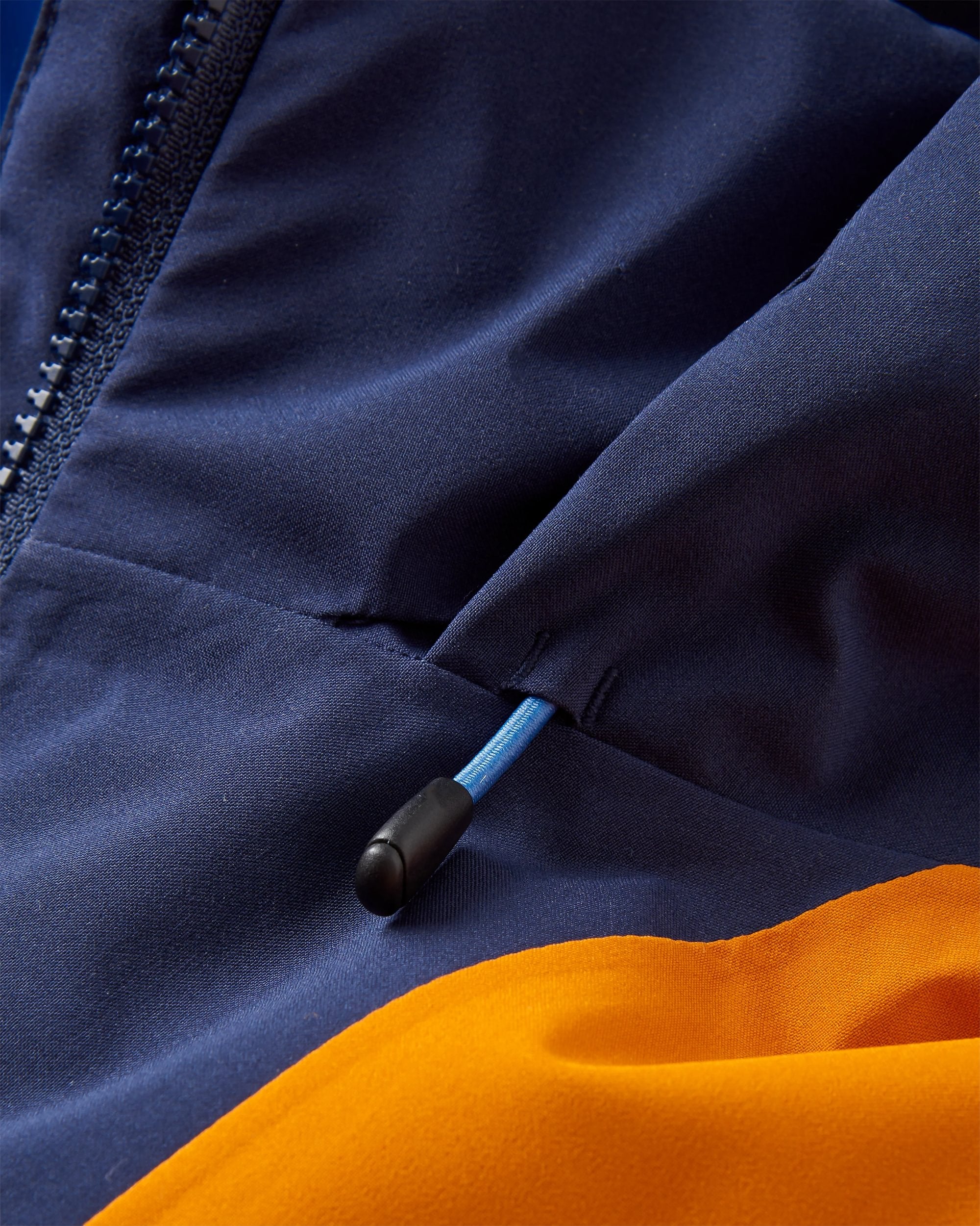 Skyline Recycled Waterproof Anorak - Sunrise Orange - Flatlay