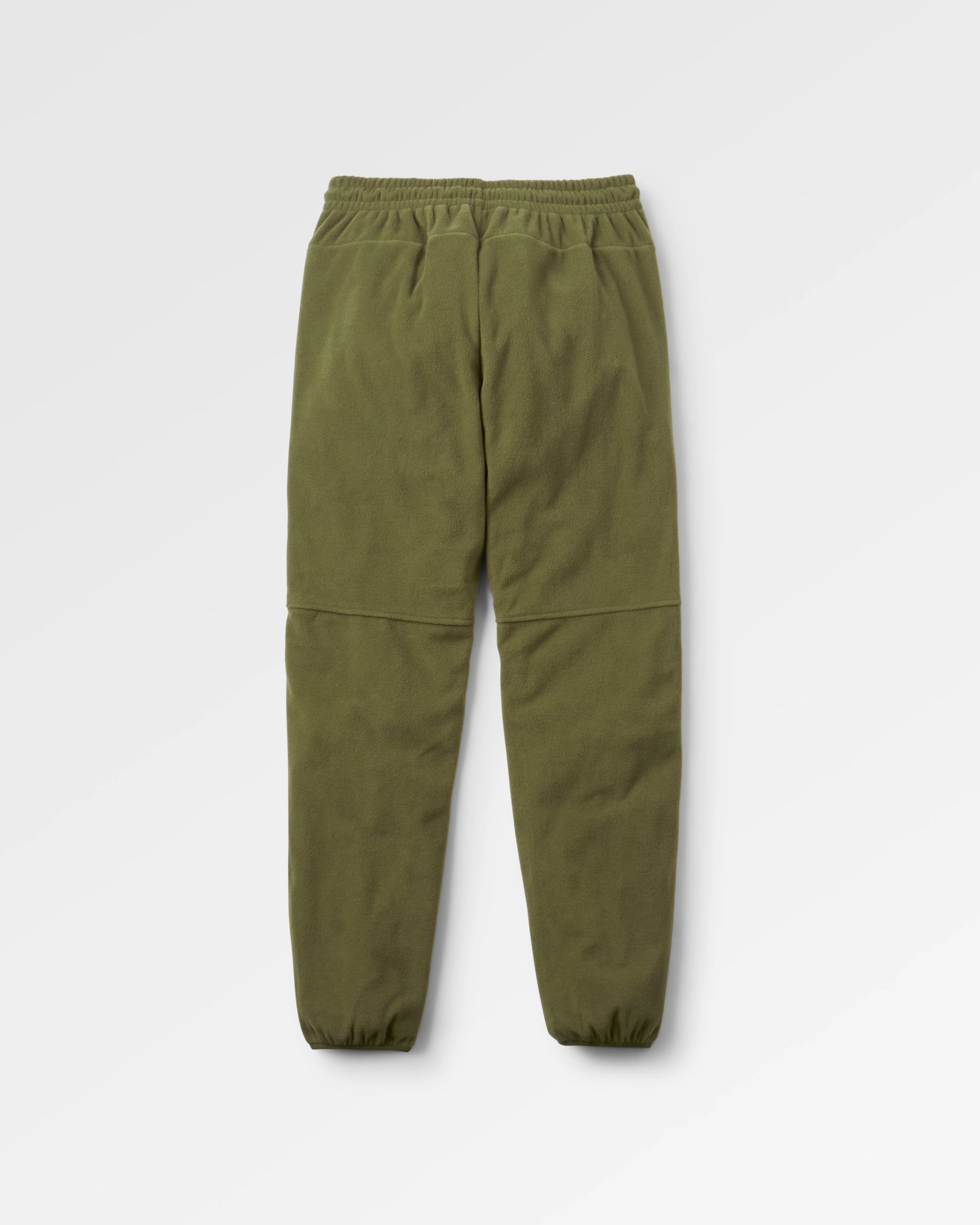 Set Off Recycled Polar Fleece Jogger - Khaki - Flatlay