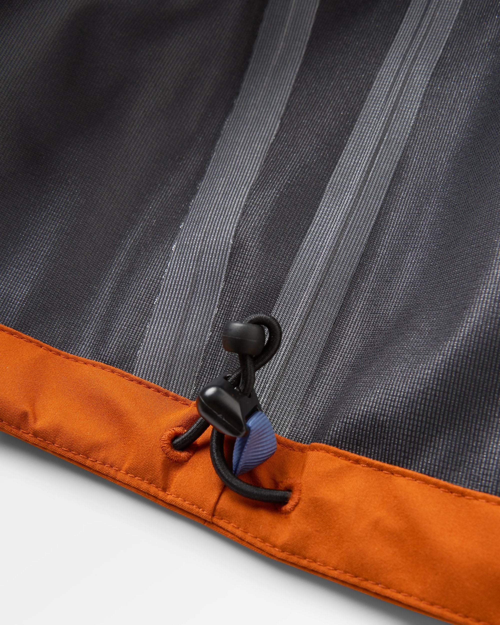 Five Season Recycled Waterproof Jacket - Sunset Orange - Flatlay